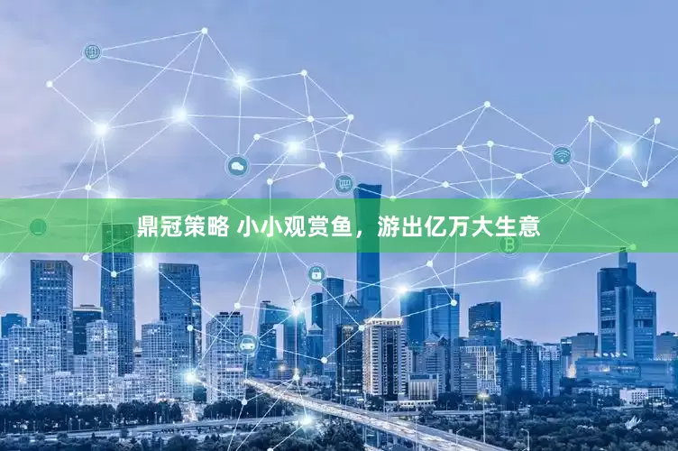 鼎冠策略 小小观赏鱼，游出亿万大生意